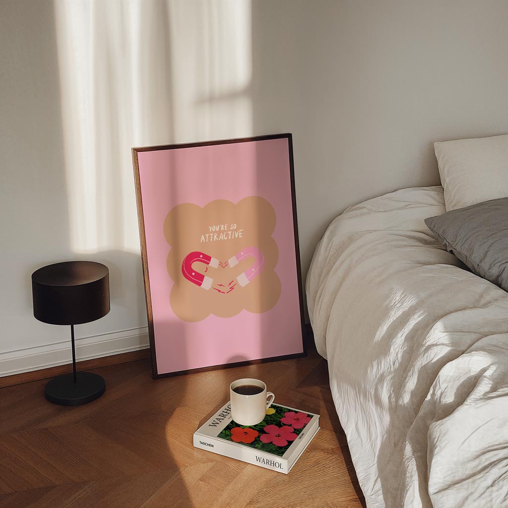 Magneetliefde Poster-WallArtistic