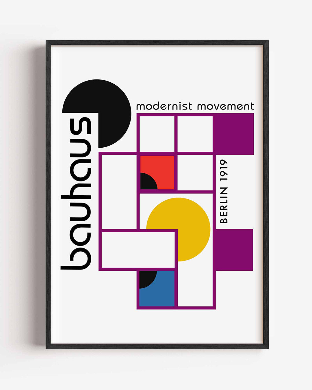 Vormen en vlakkenspel Poster