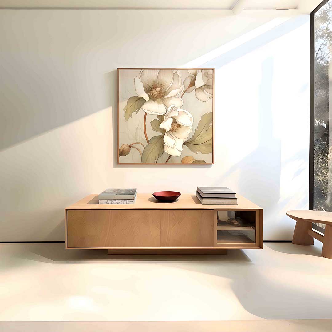 Bloemen en bladeren Poster