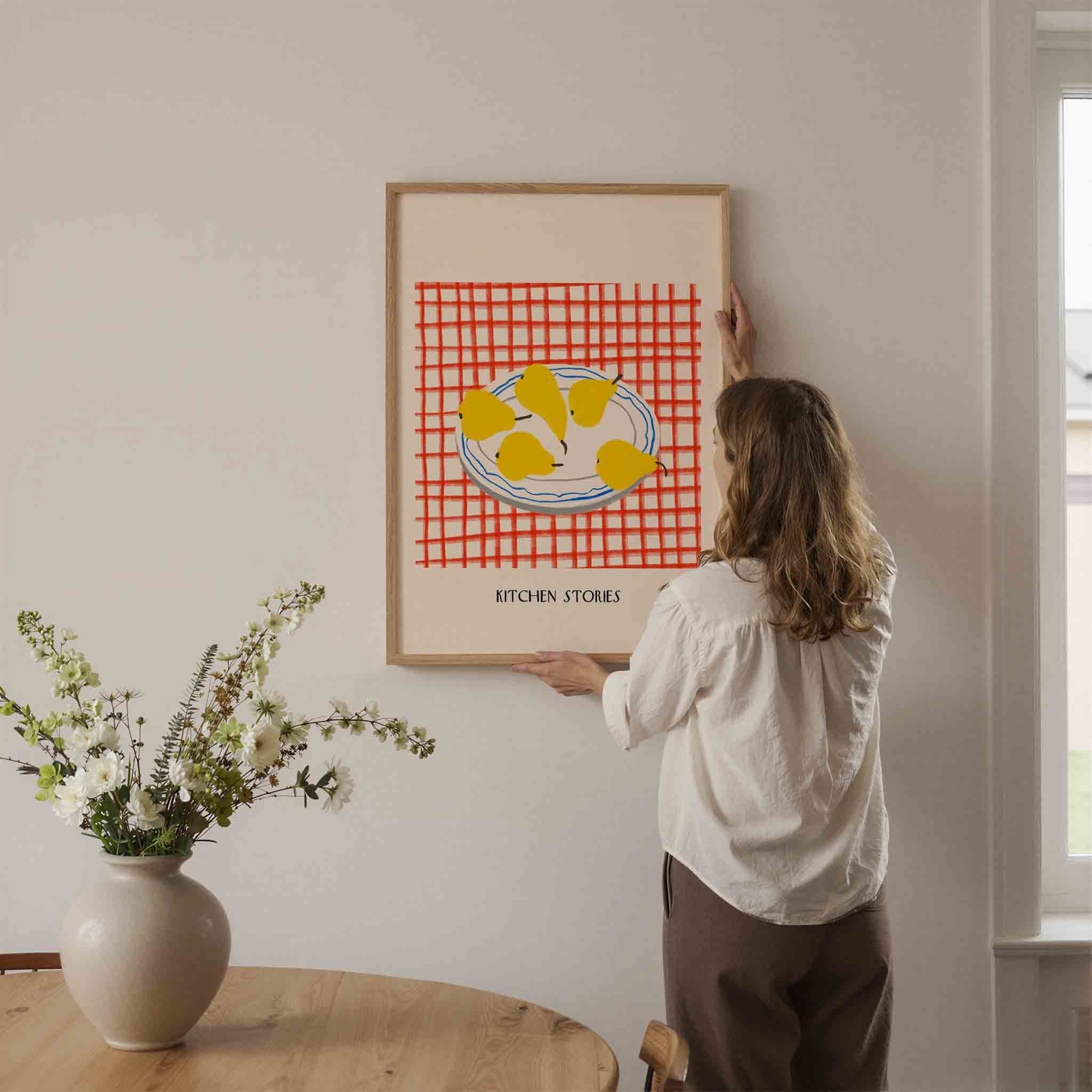 Peren op schaal Poster