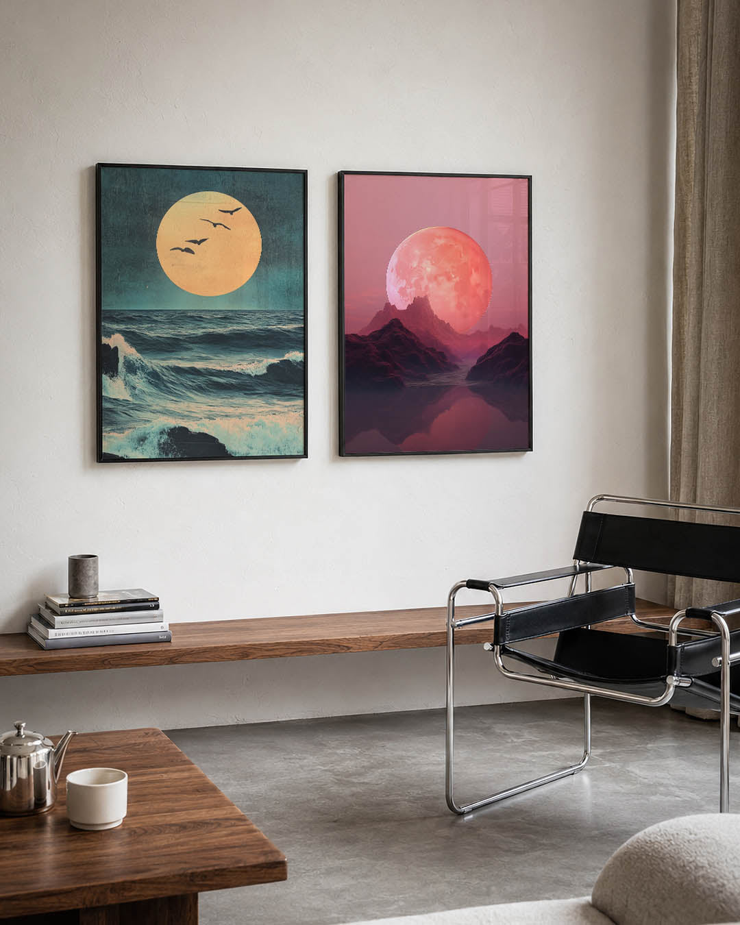 Zon en zee Posterset