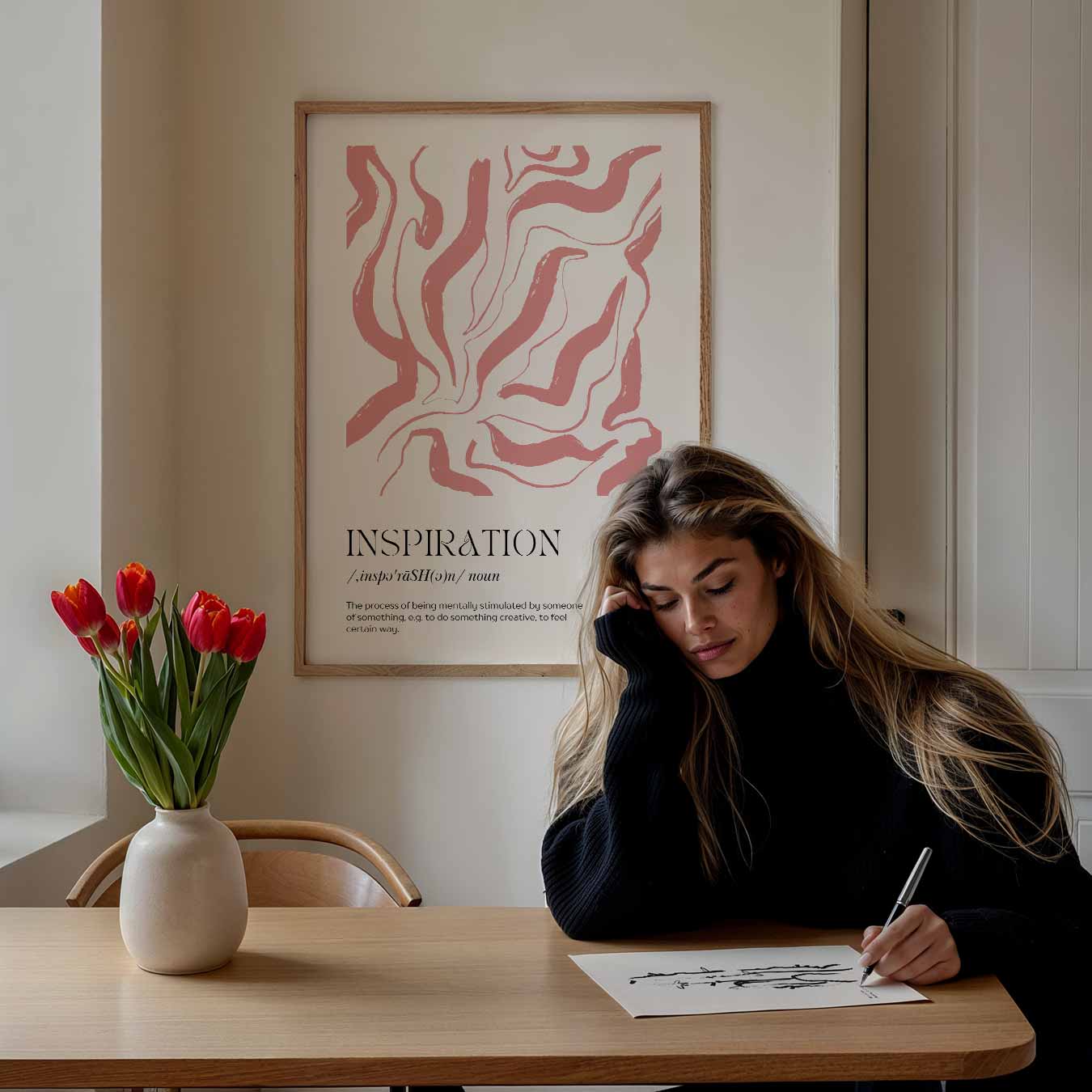 Inspirerende Abstracte Poster-WallArtistic