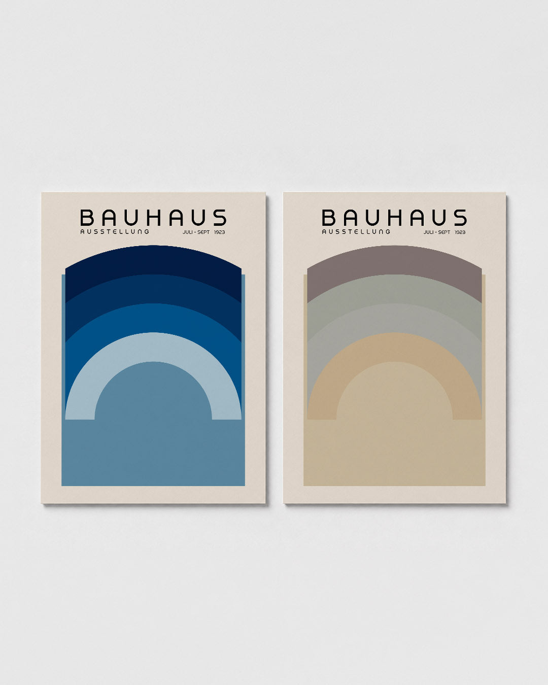 Kleurvlakken boog Posterset