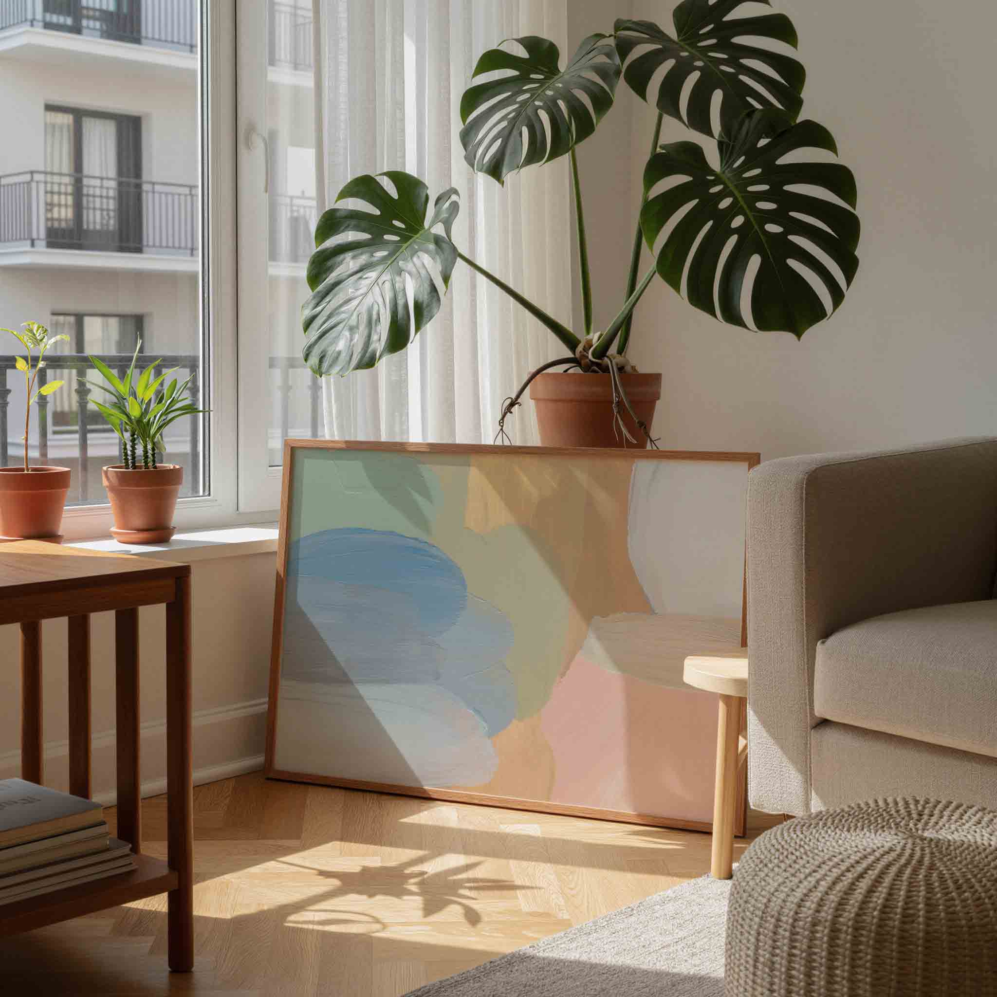 Abstracte vormen Poster