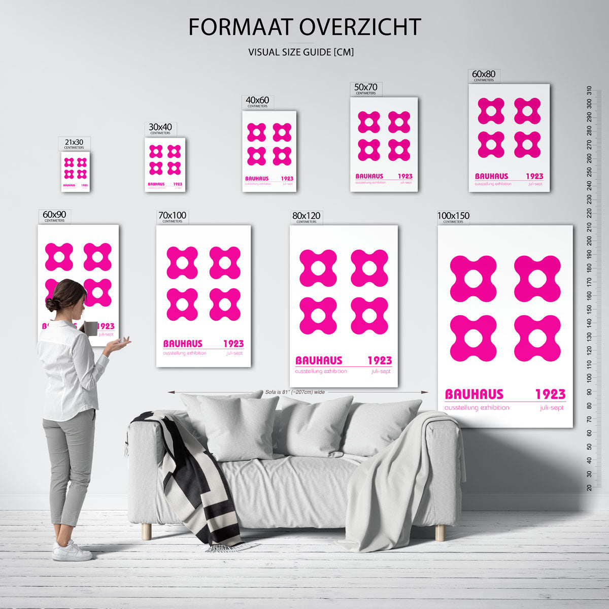 Vormen en vlakken Poster