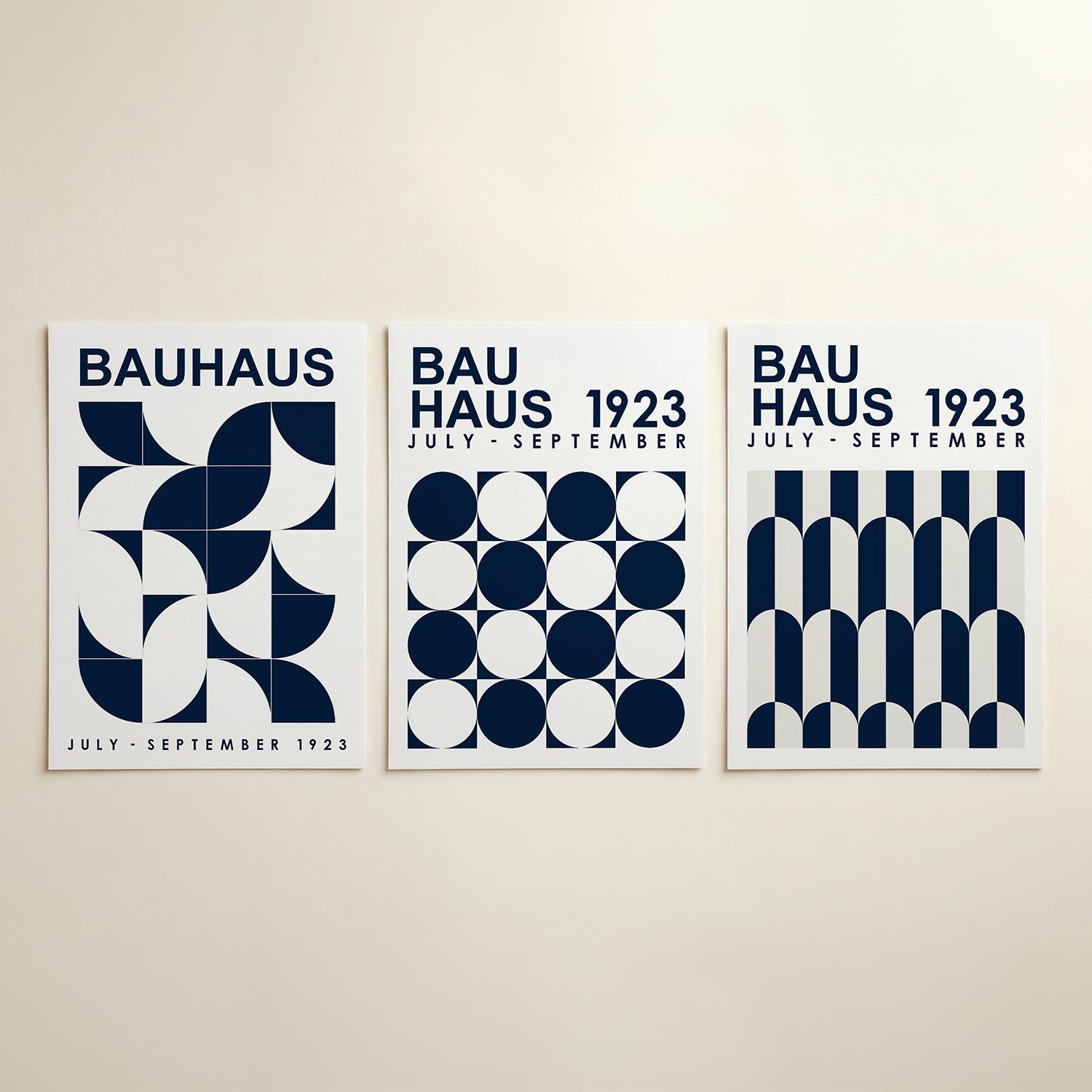 Vormen en vlakken Posterset