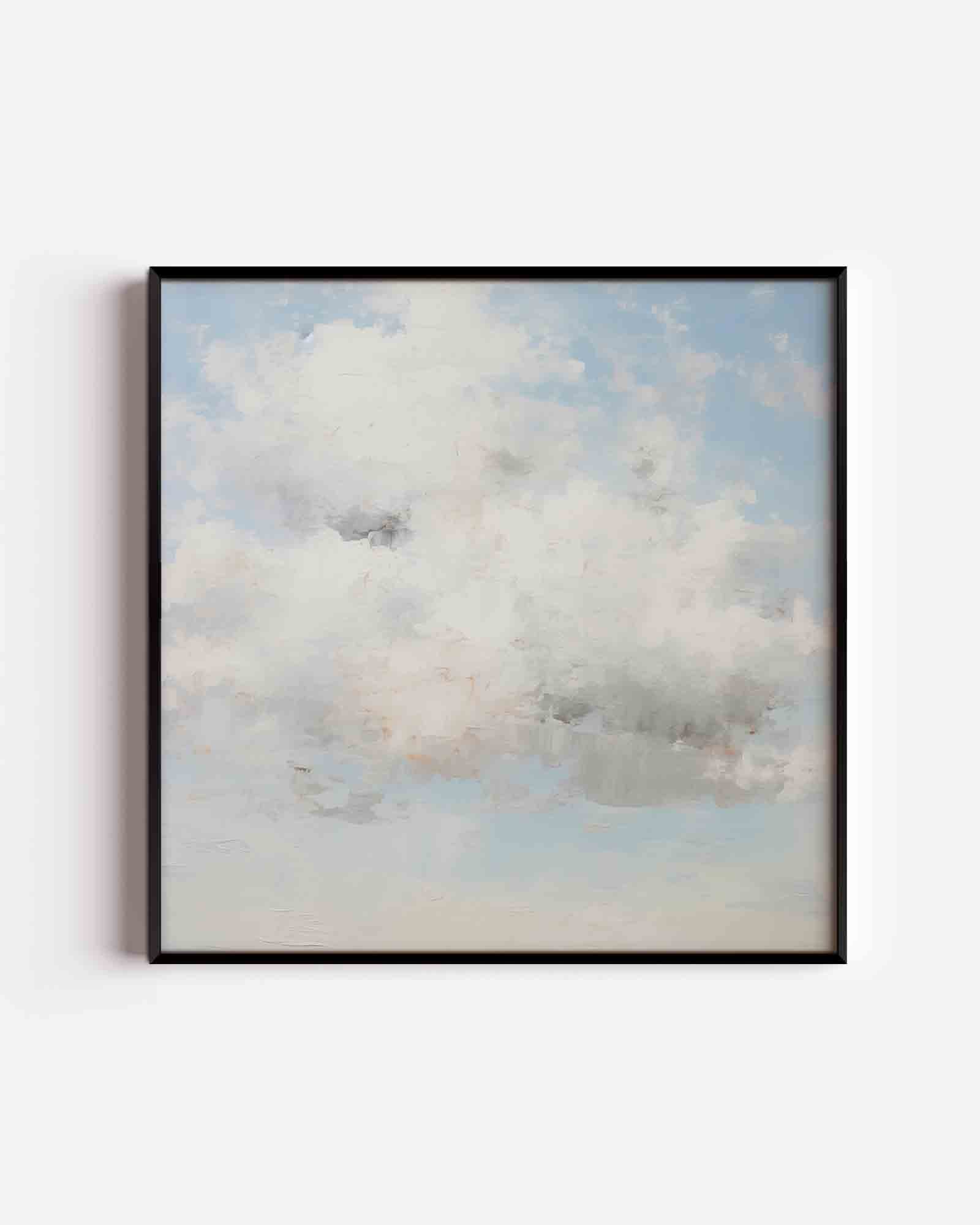 Wolkachtige lucht Poster