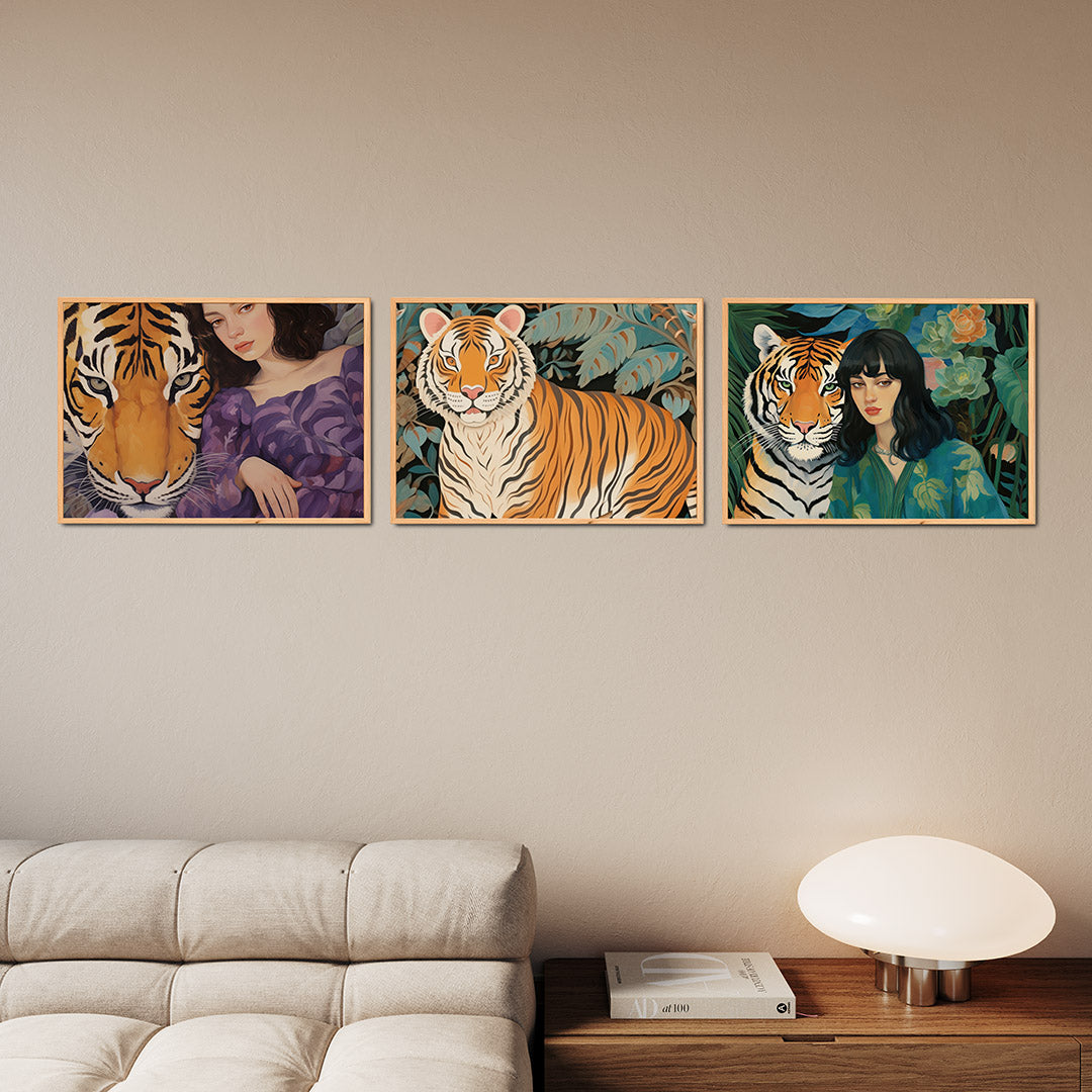 Dier en mens harmonie Posterset