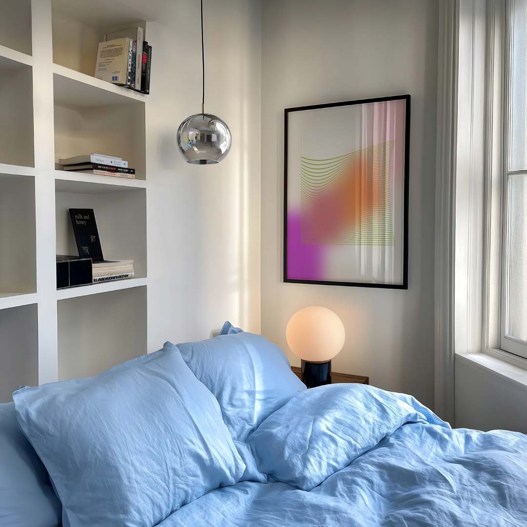 Kleurrijke Golven Poster-WallArtistic
