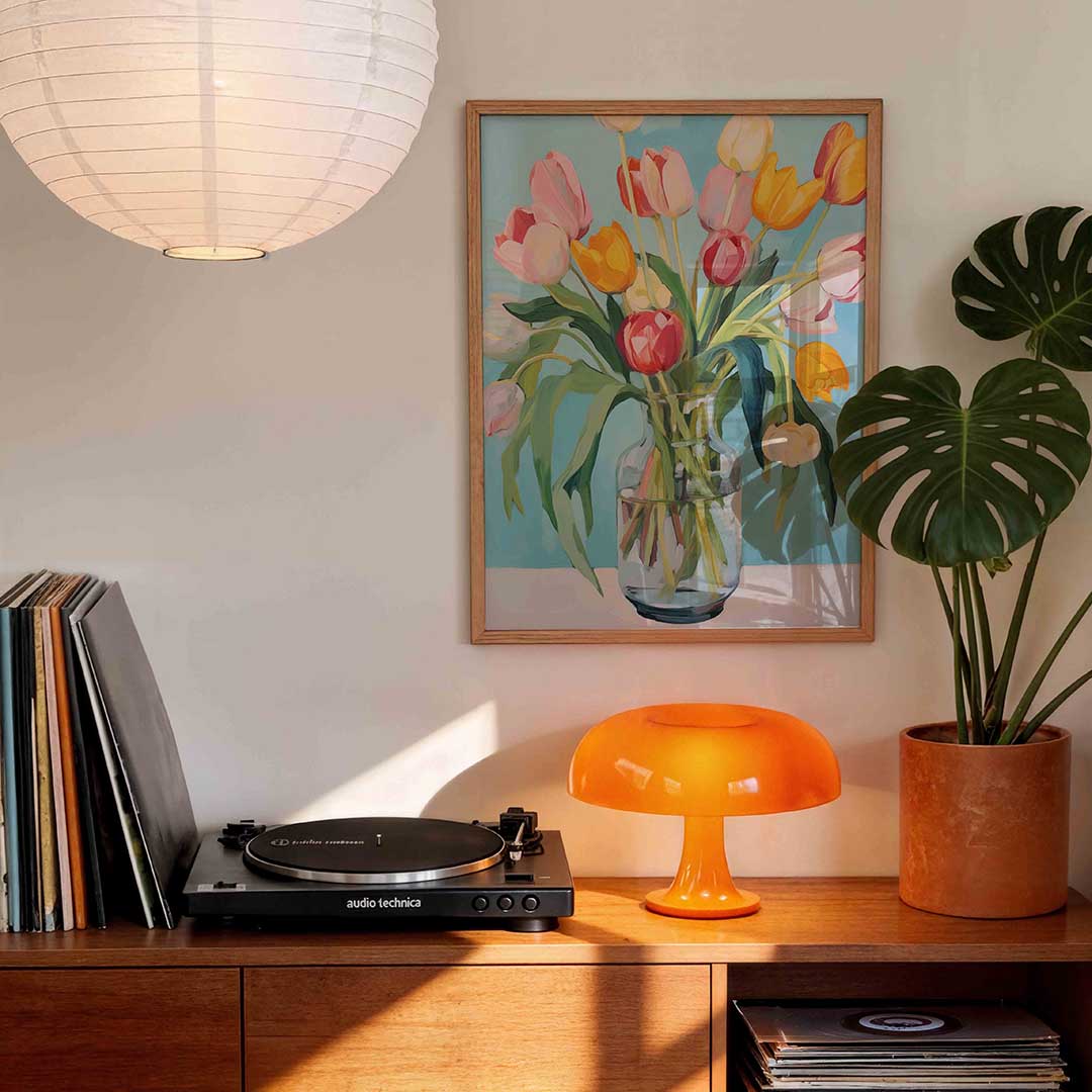 Tulpen in vaas Poster