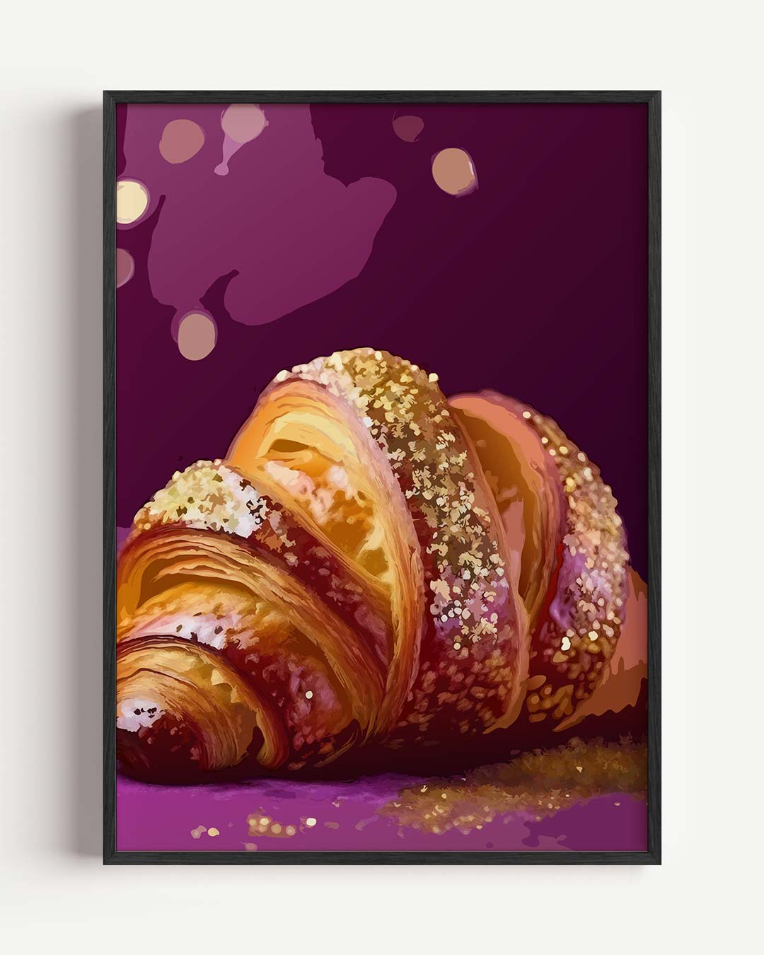 Croissant Droom Poster-WallArtistic