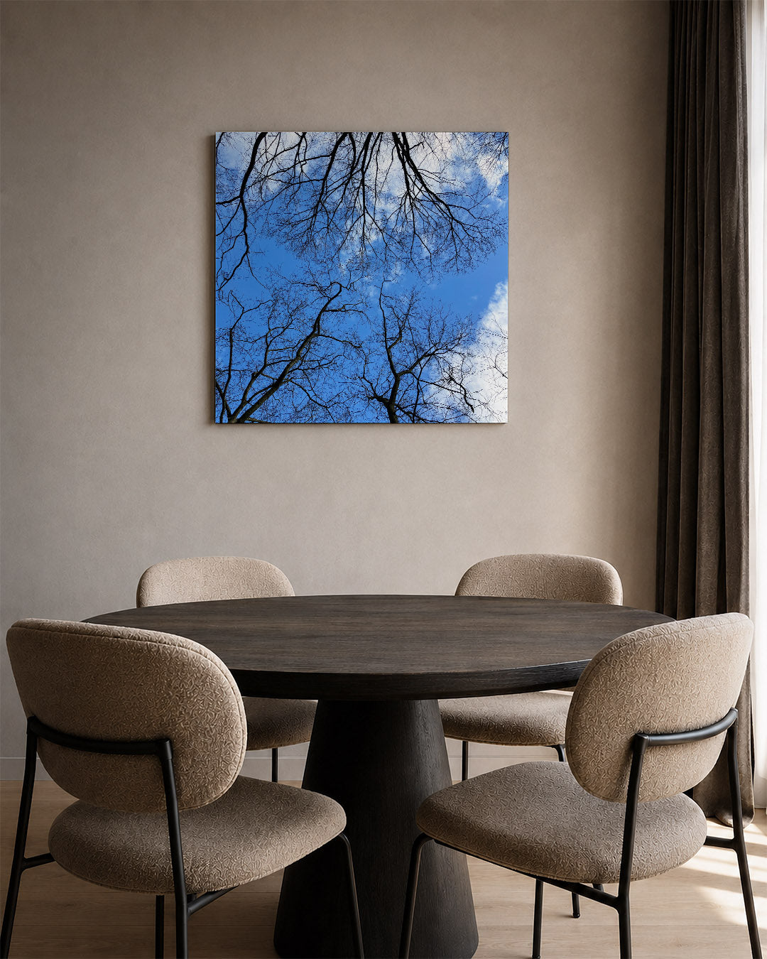 Boomtakken tegen lucht Kunstwerk