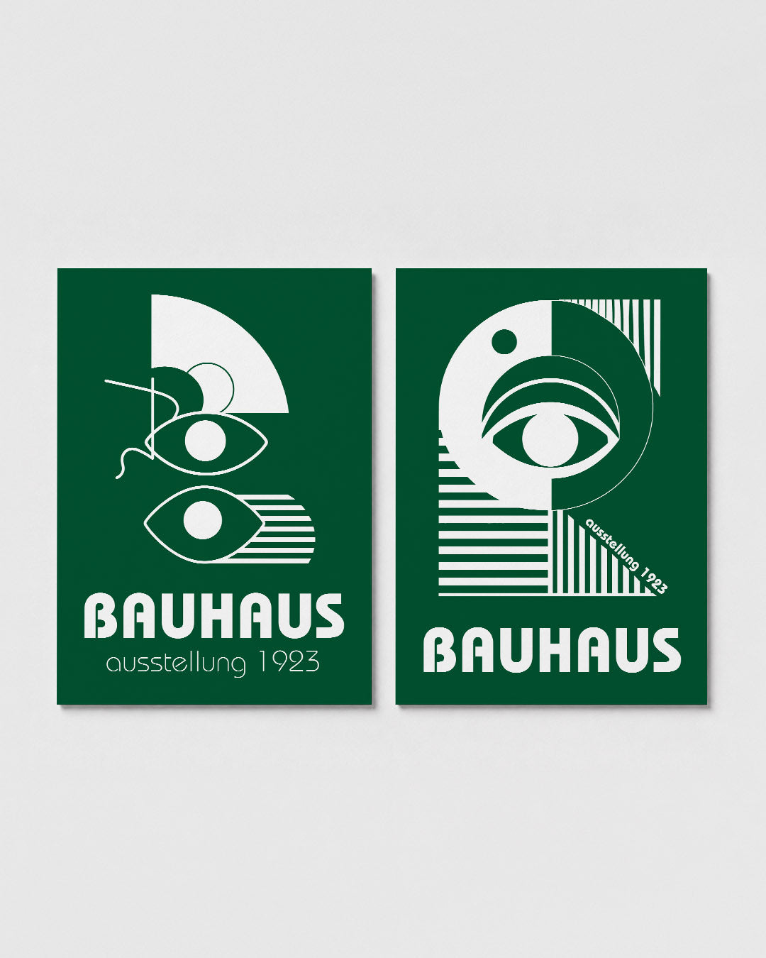 Oogvorm en lijnen Posterset