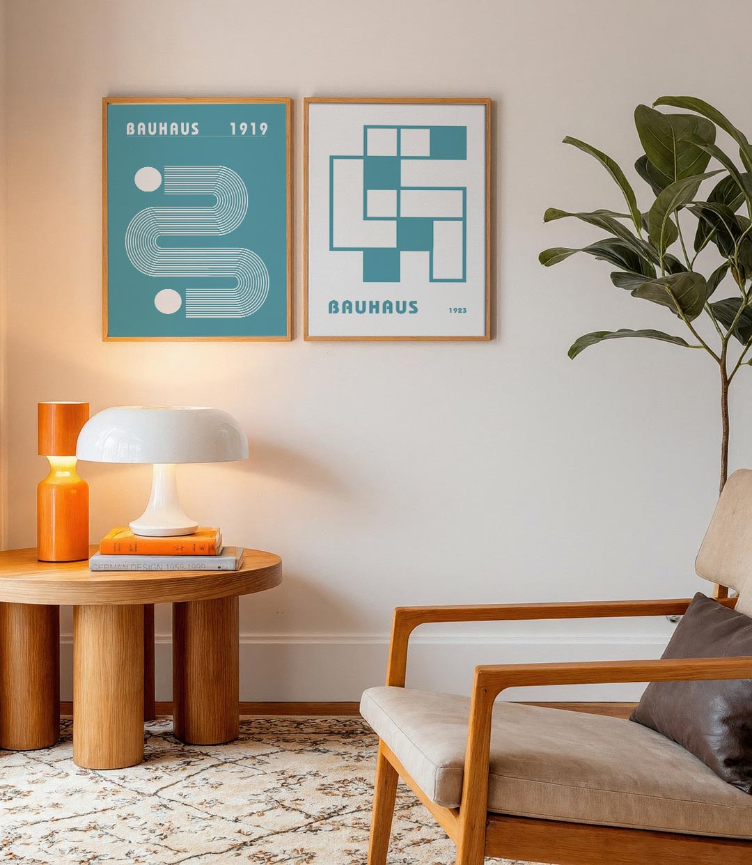 Lijnen en cirkel Posterset