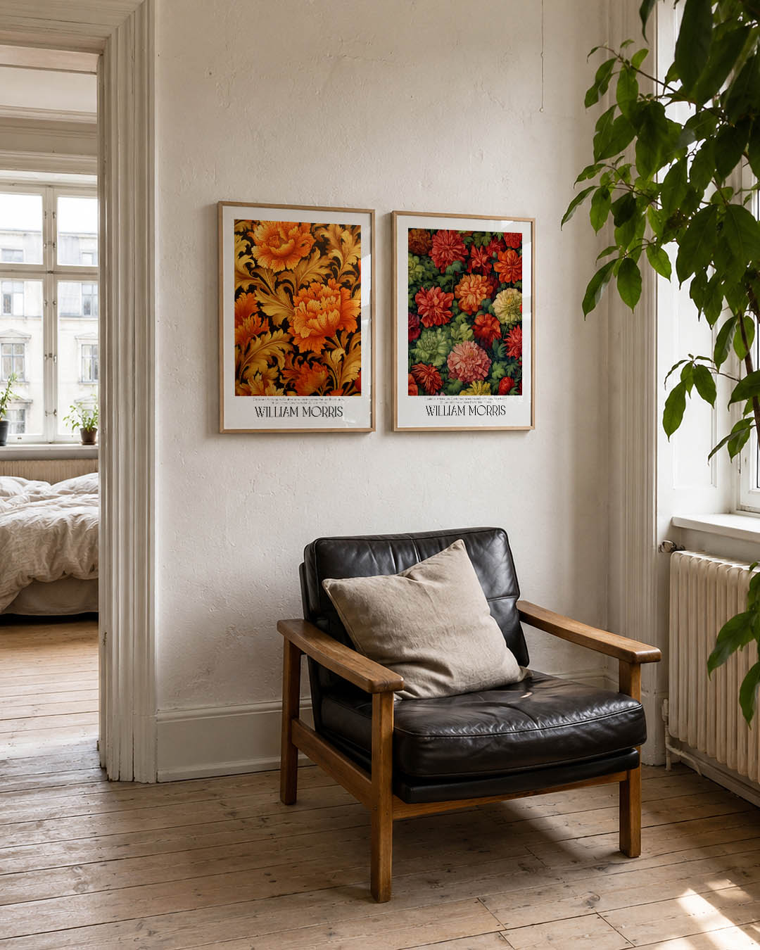 Bloemrijke vormen Posterset