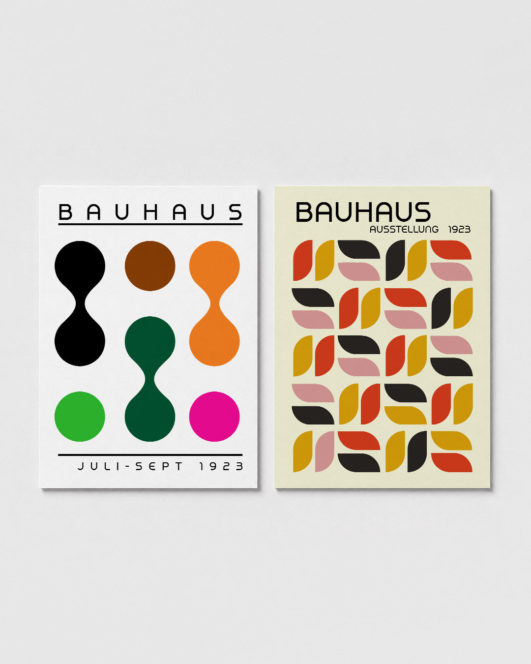 Kleurrijke vormen Posterset