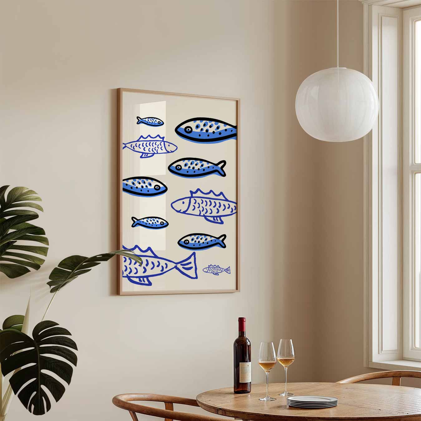 Vrolijke Vissen Poster-WallArtistic
