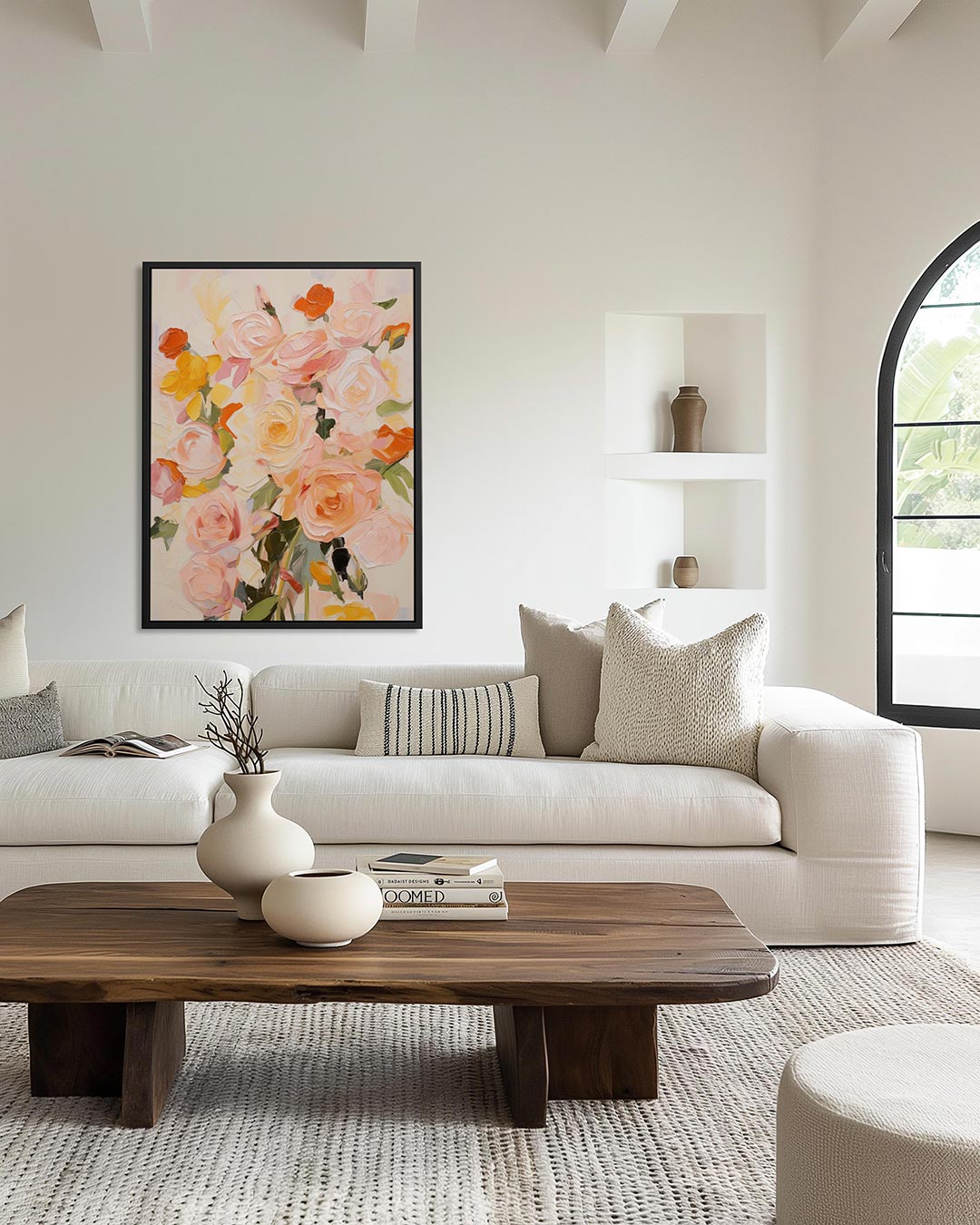 Bloemrijke kleurenpracht Kunstwerk