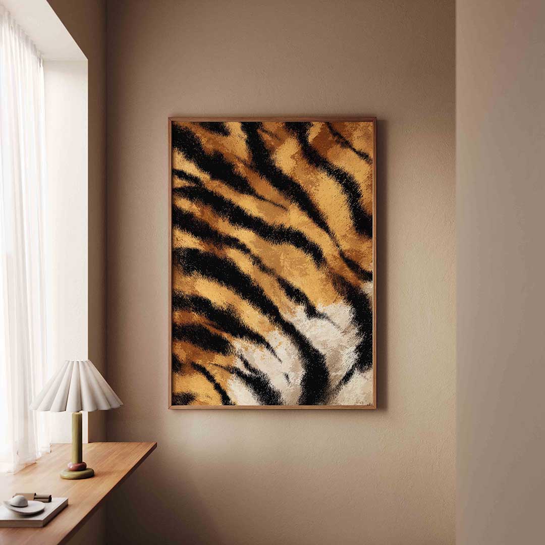Tijgerprint Poster