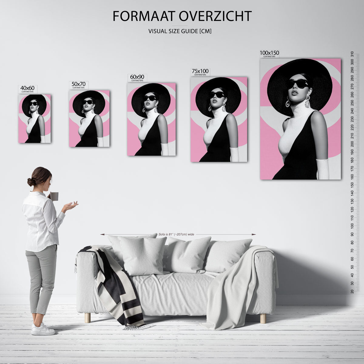 Stijlvolle elegantie Kunstwerk