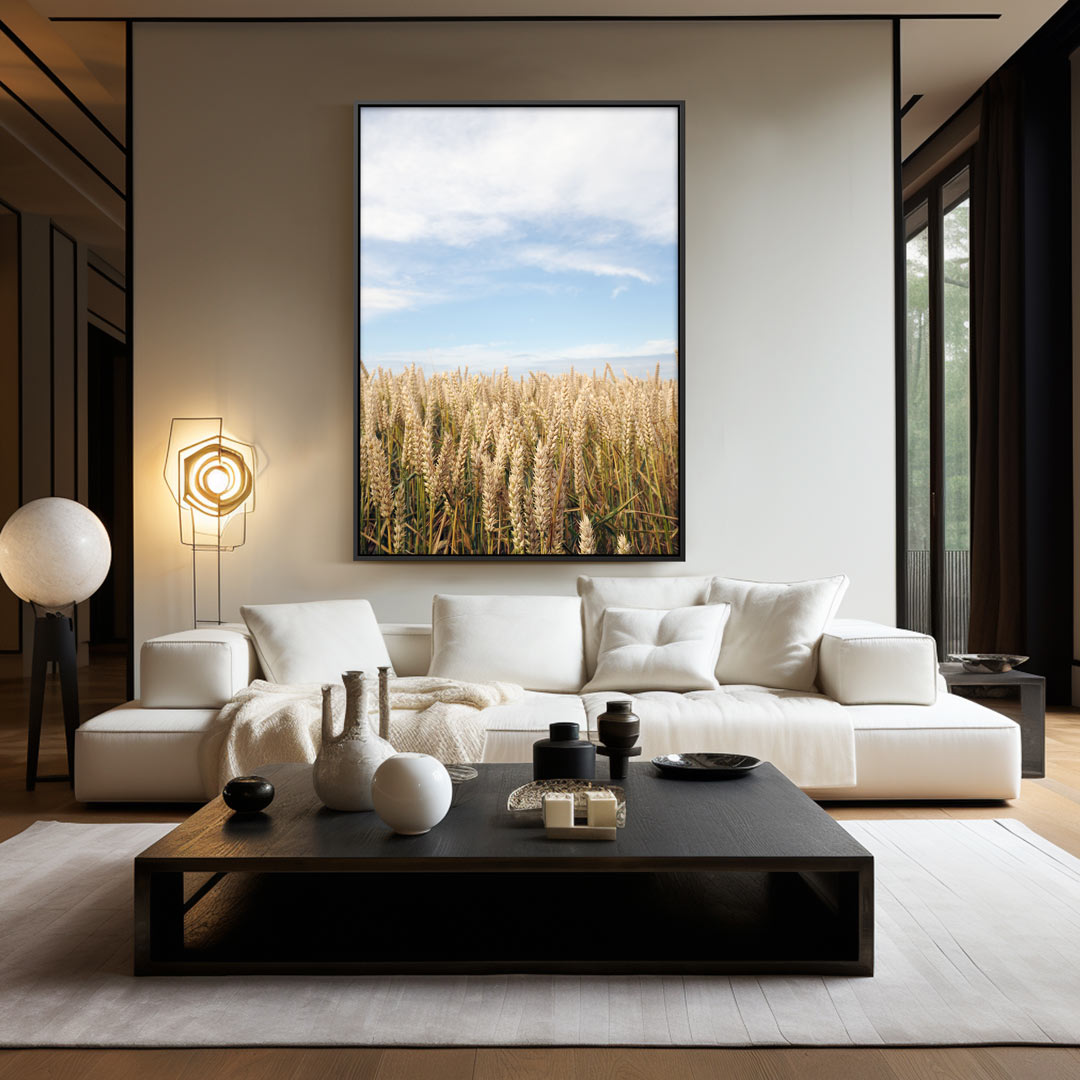 Rustiek Graanveld Poster-WallArtistic
