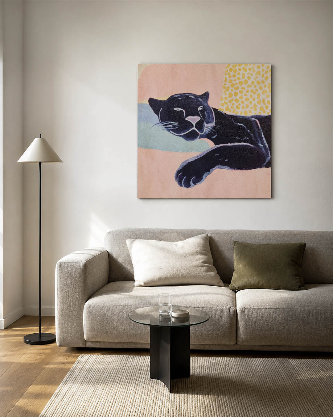 Dromerige panter Kunstwerk