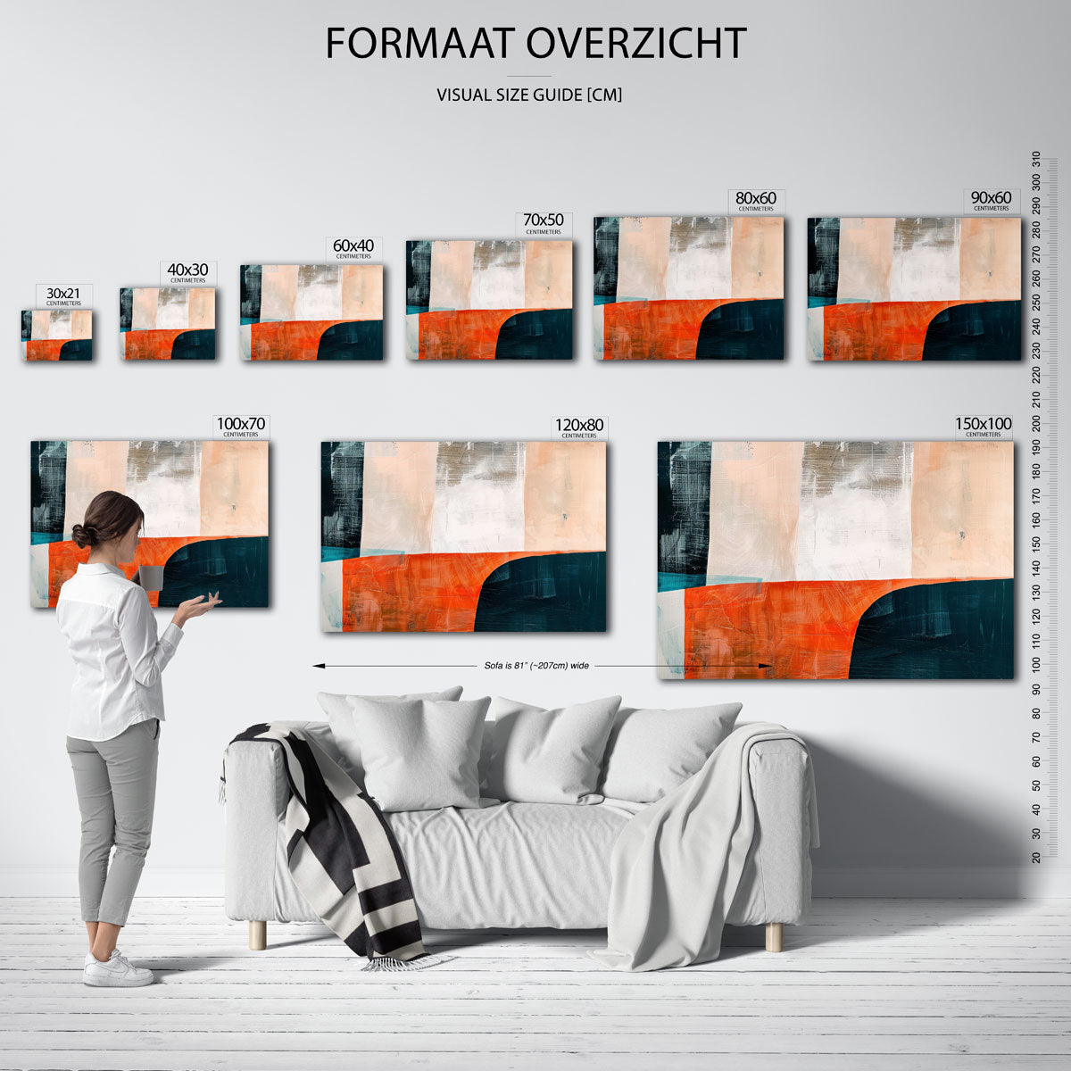 Abstracte vormen Poster