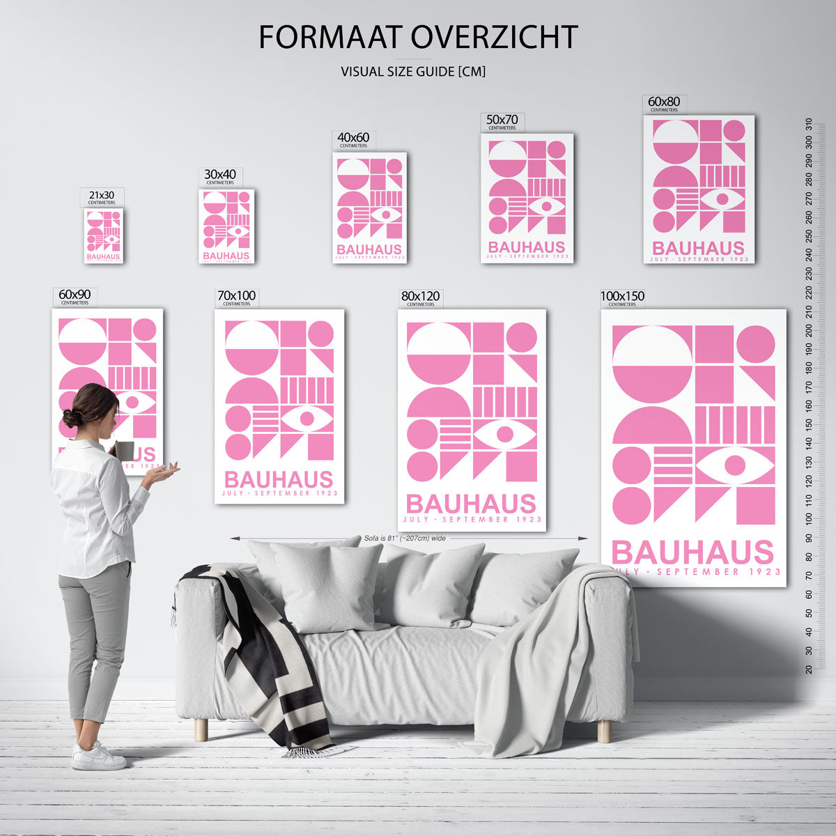 Vormen en vlakken Poster