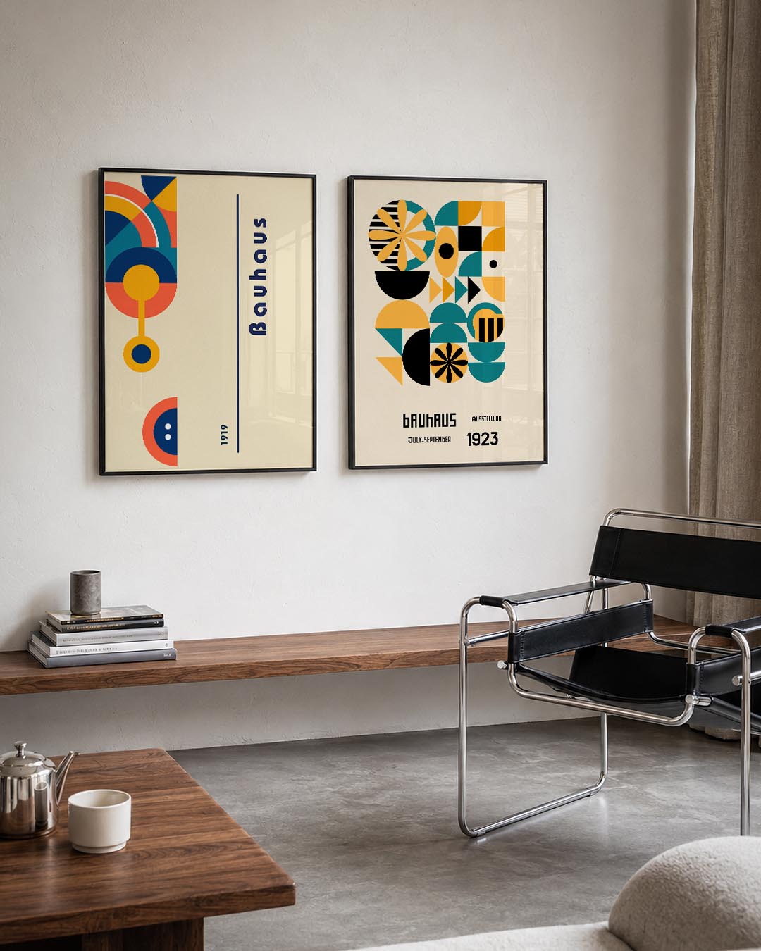 Vorm en kleurenspel Posterset