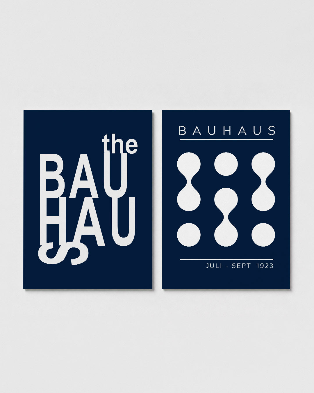 Typografisch spel Posterset