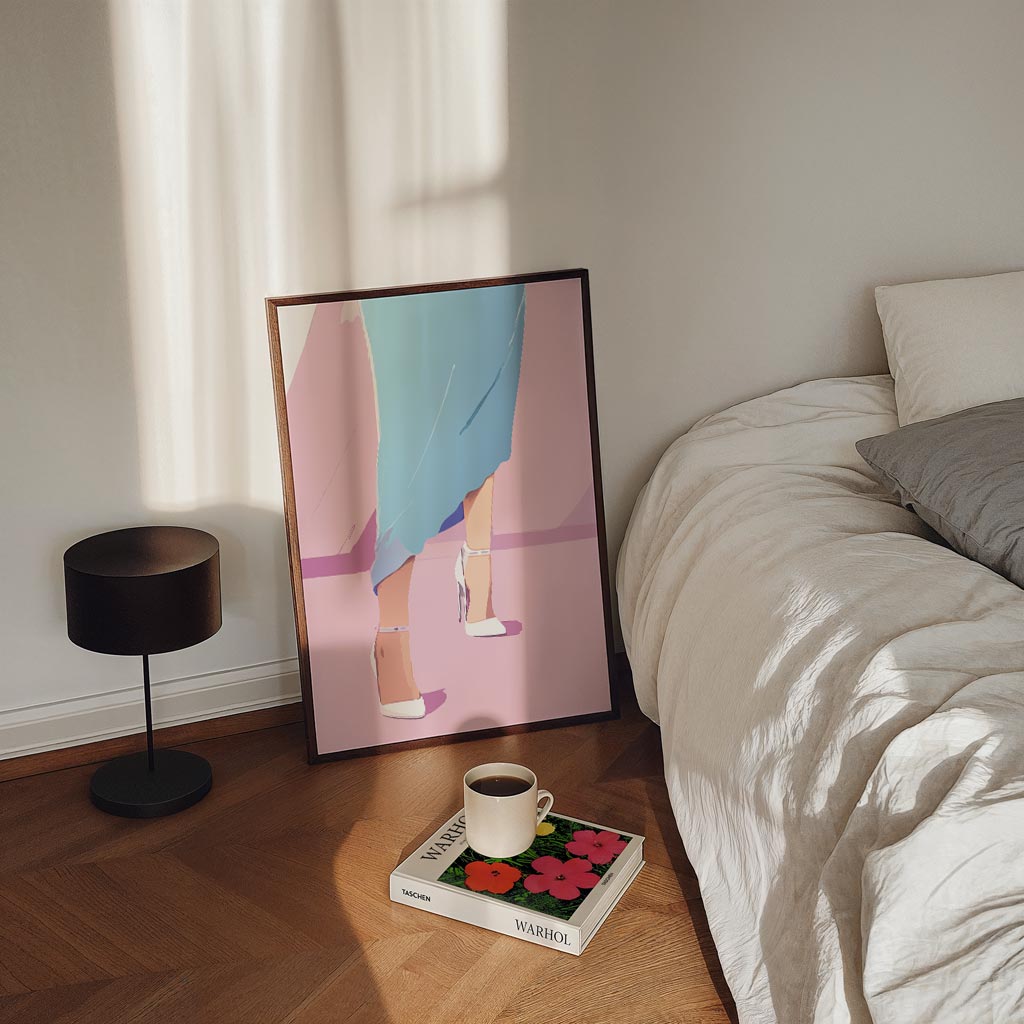 Elegante Stijvolle Schoenen Poster-WallArtistic