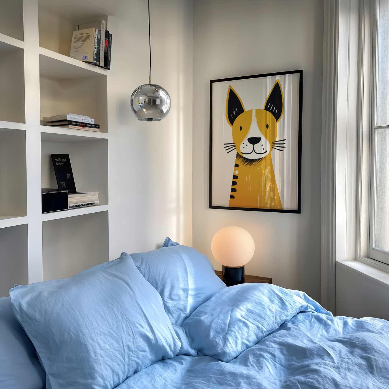 Schattige Cartoon Hond Poster-WallArtistic