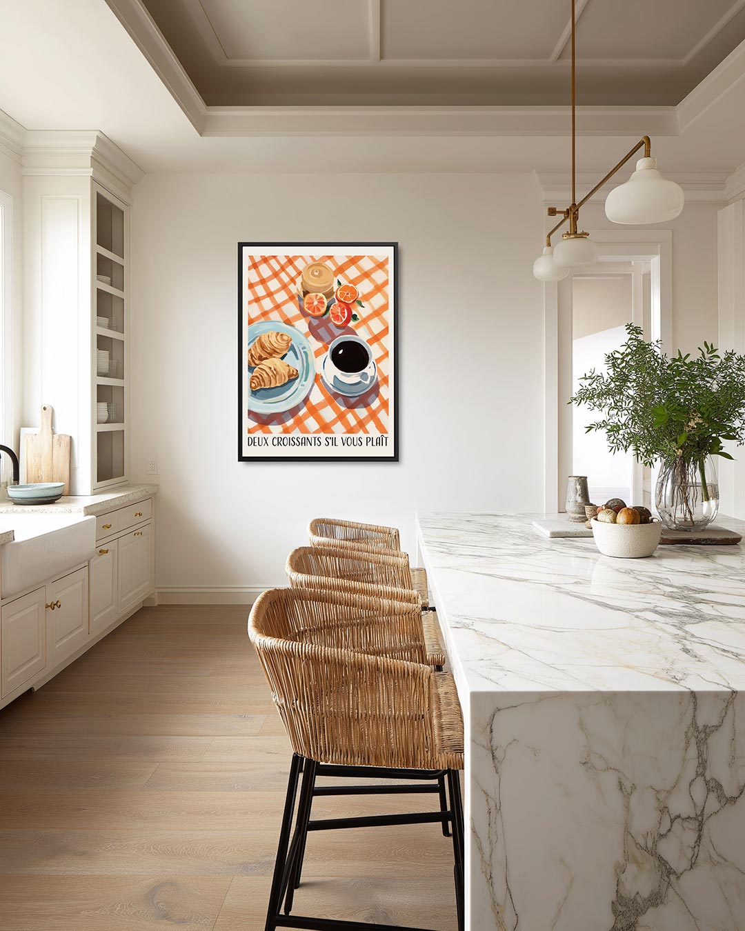 Ontbijt illustratie Kunstwerk