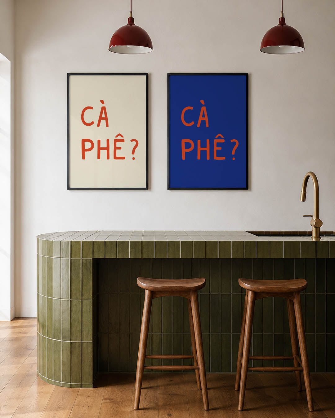 Typografische eenvoud Posterset
