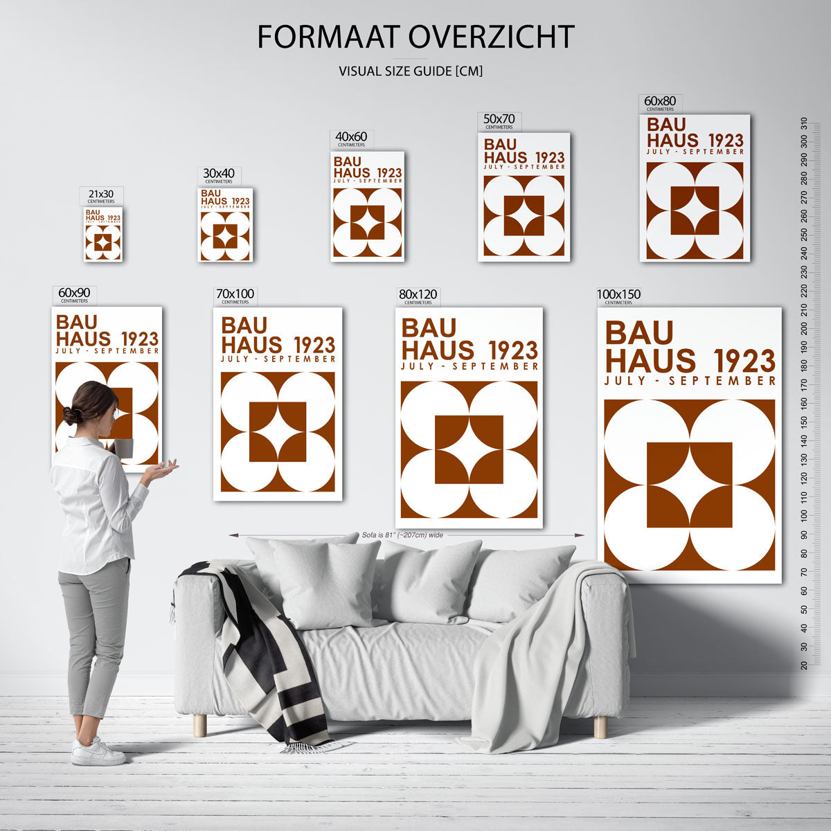 Vormen en vlakken Poster