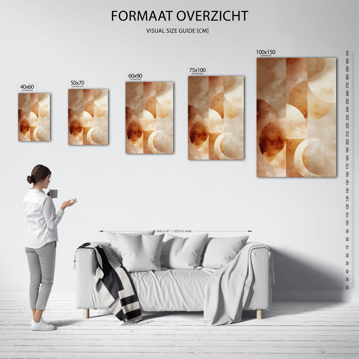 Geometrische vormen Kunstwerk