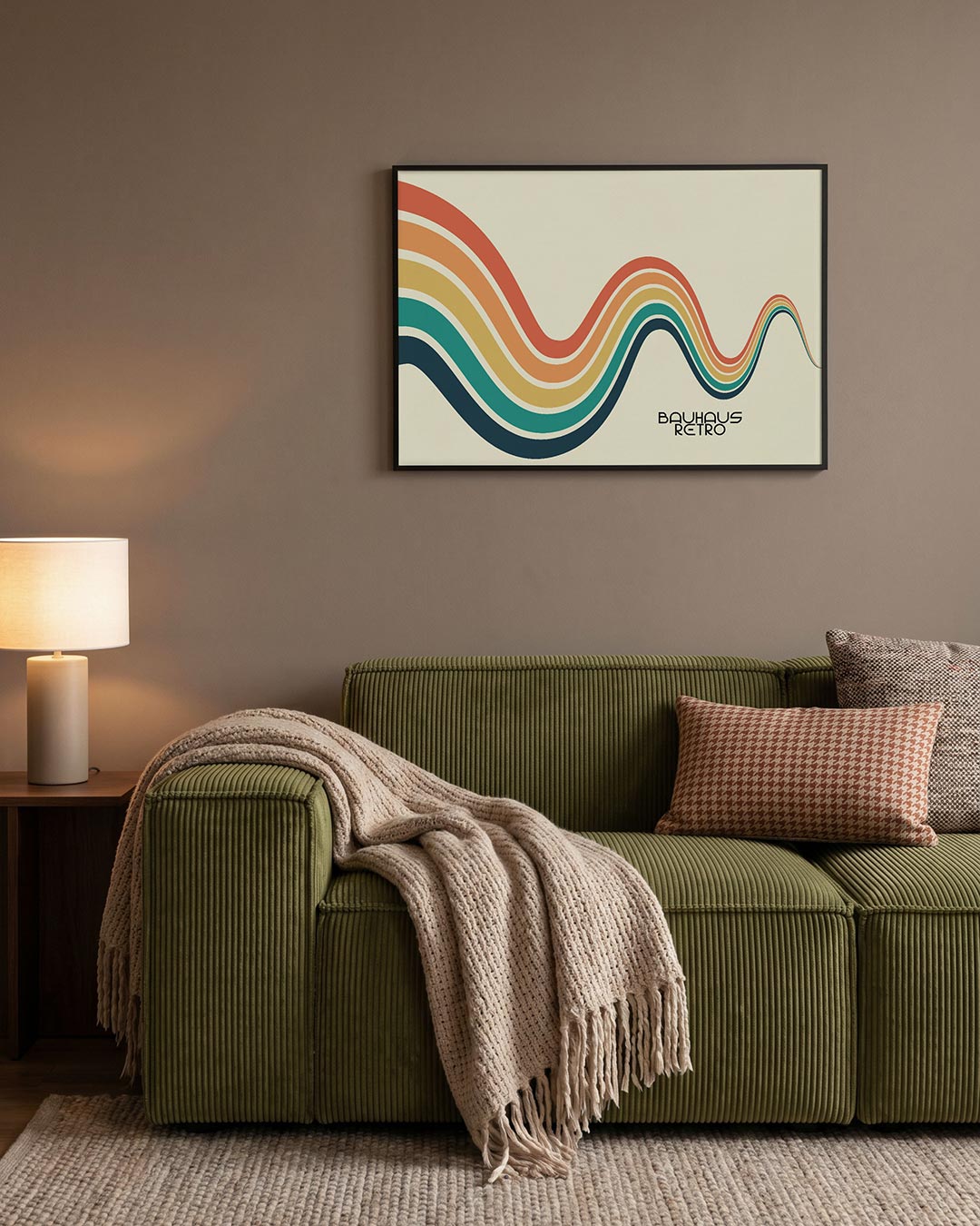 Golvend lijnenspel Poster