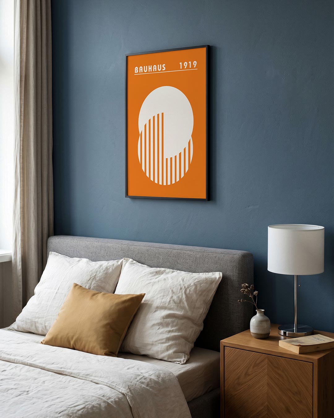 Cirkel en strepen Poster