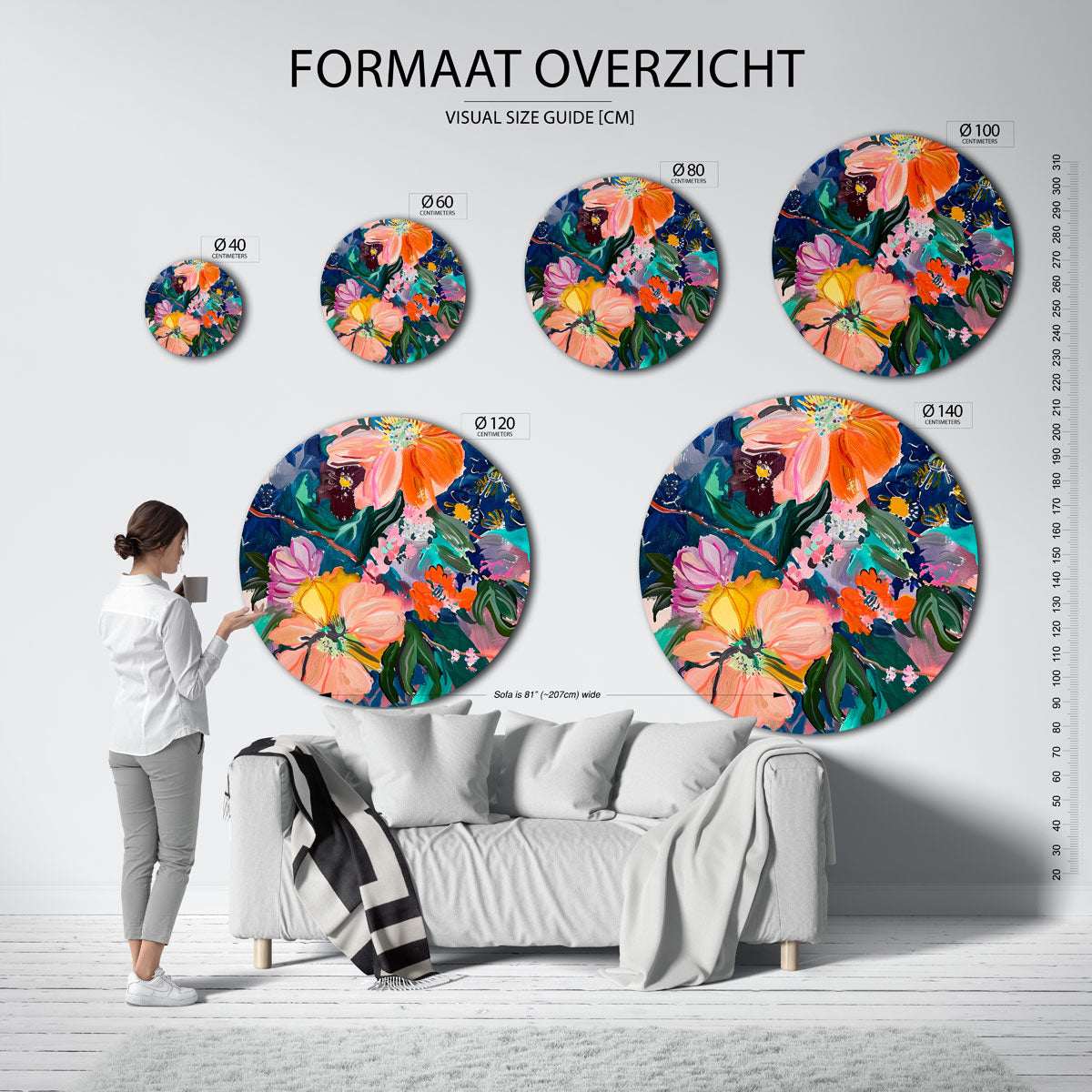 Bloemenpracht Muurcirkel