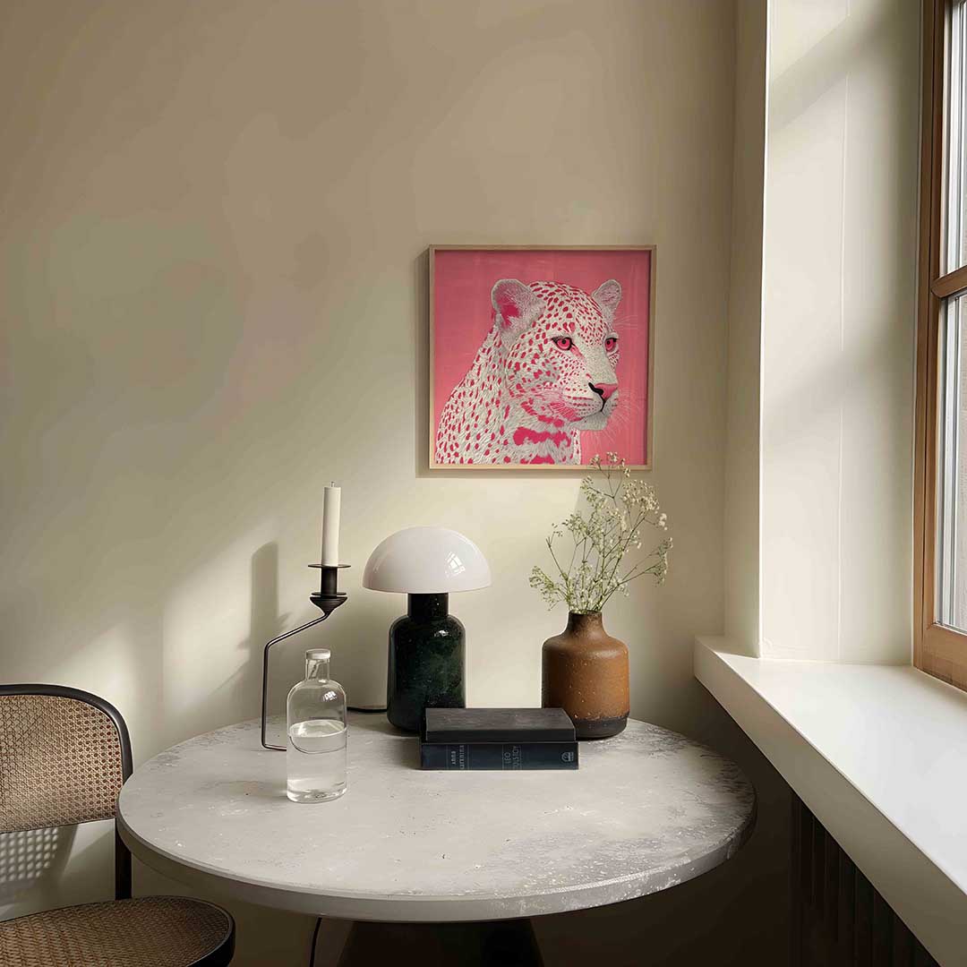 Roze luipaard Poster