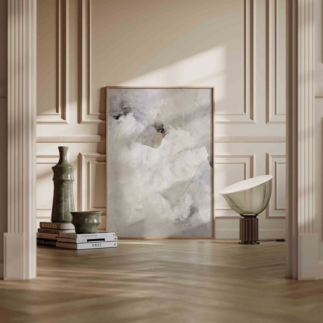 Abstracte lijnen en vormen Poster