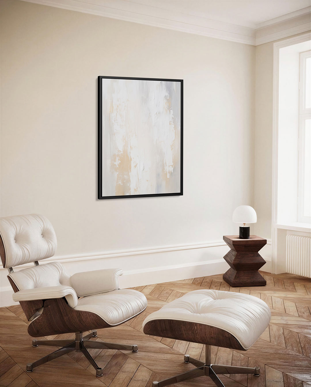 Zachte texturen Kunstwerk