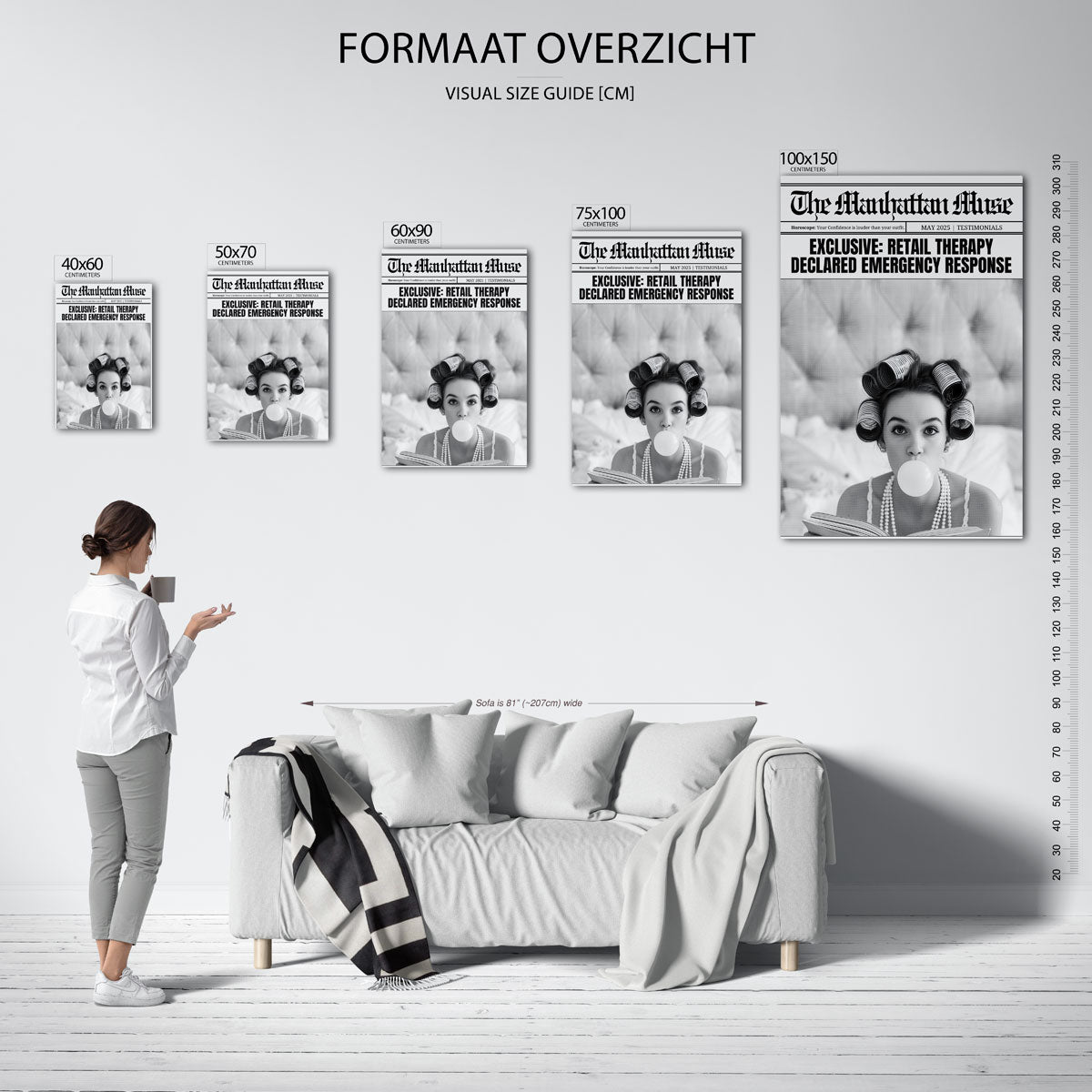Krantensfeer Kunstwerk