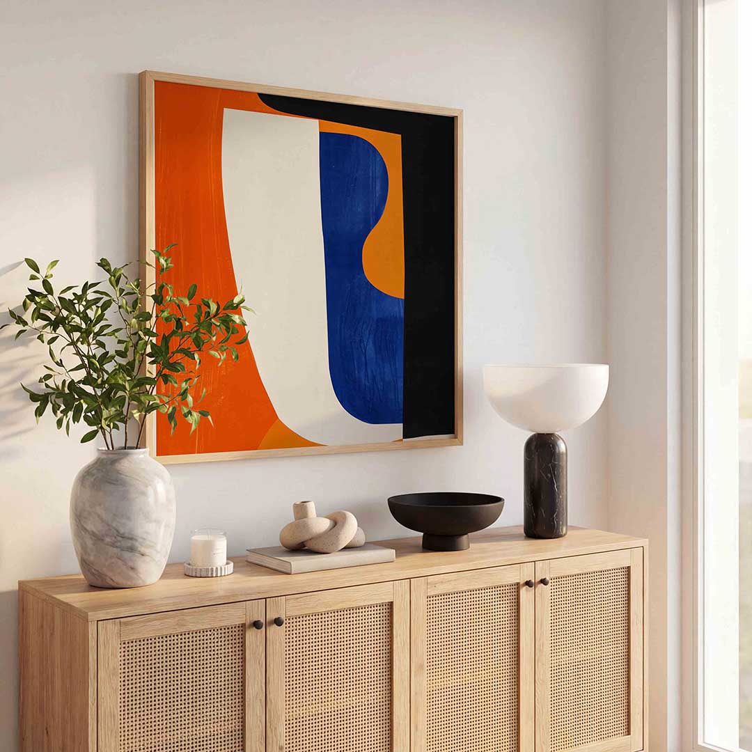 Abstracte vormen Poster