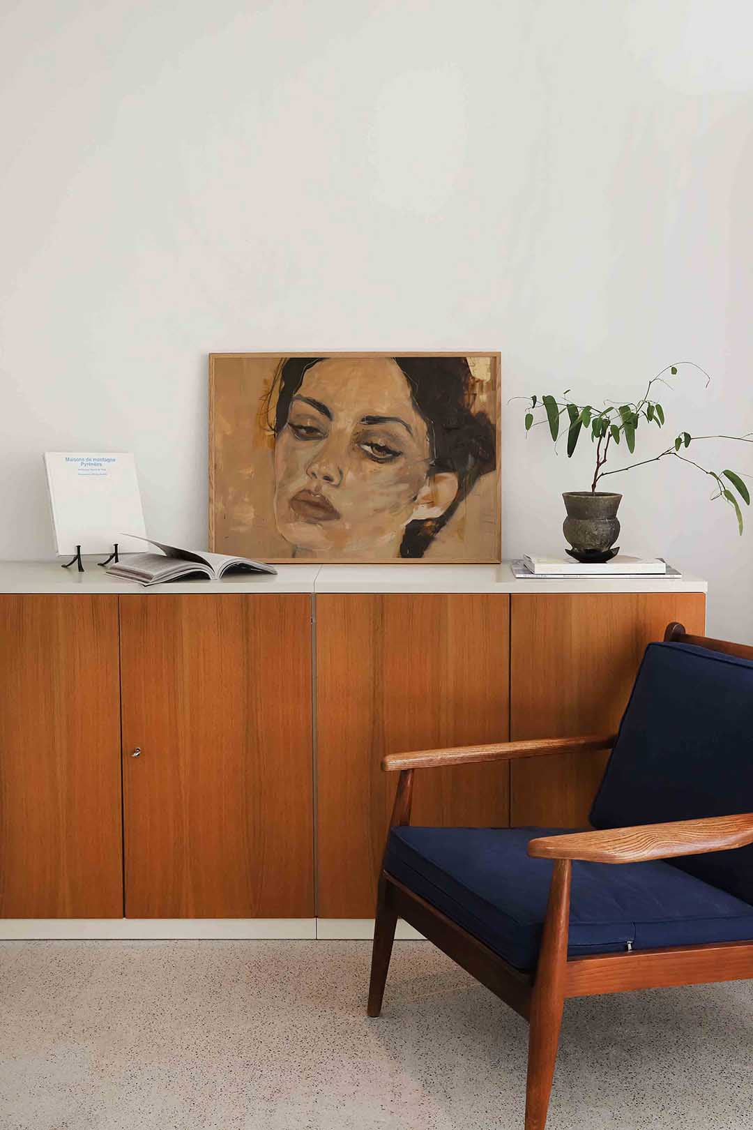 Portret van vrouw Poster