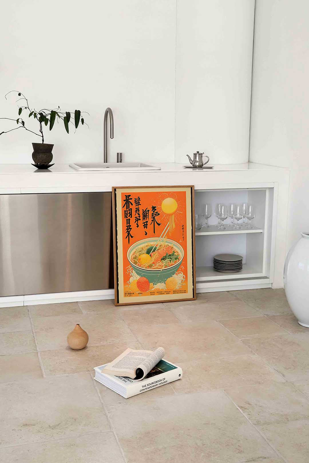 Ramen en zon Poster