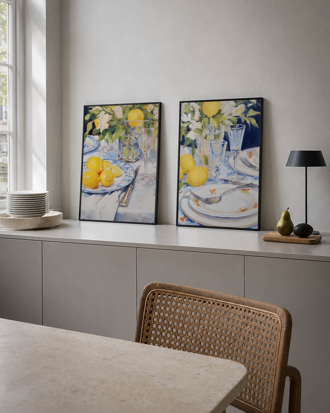 Citroen en glas Posterset