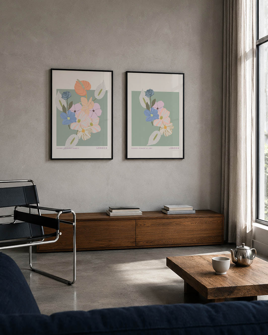 Bloemrijke harmonie Posterset
