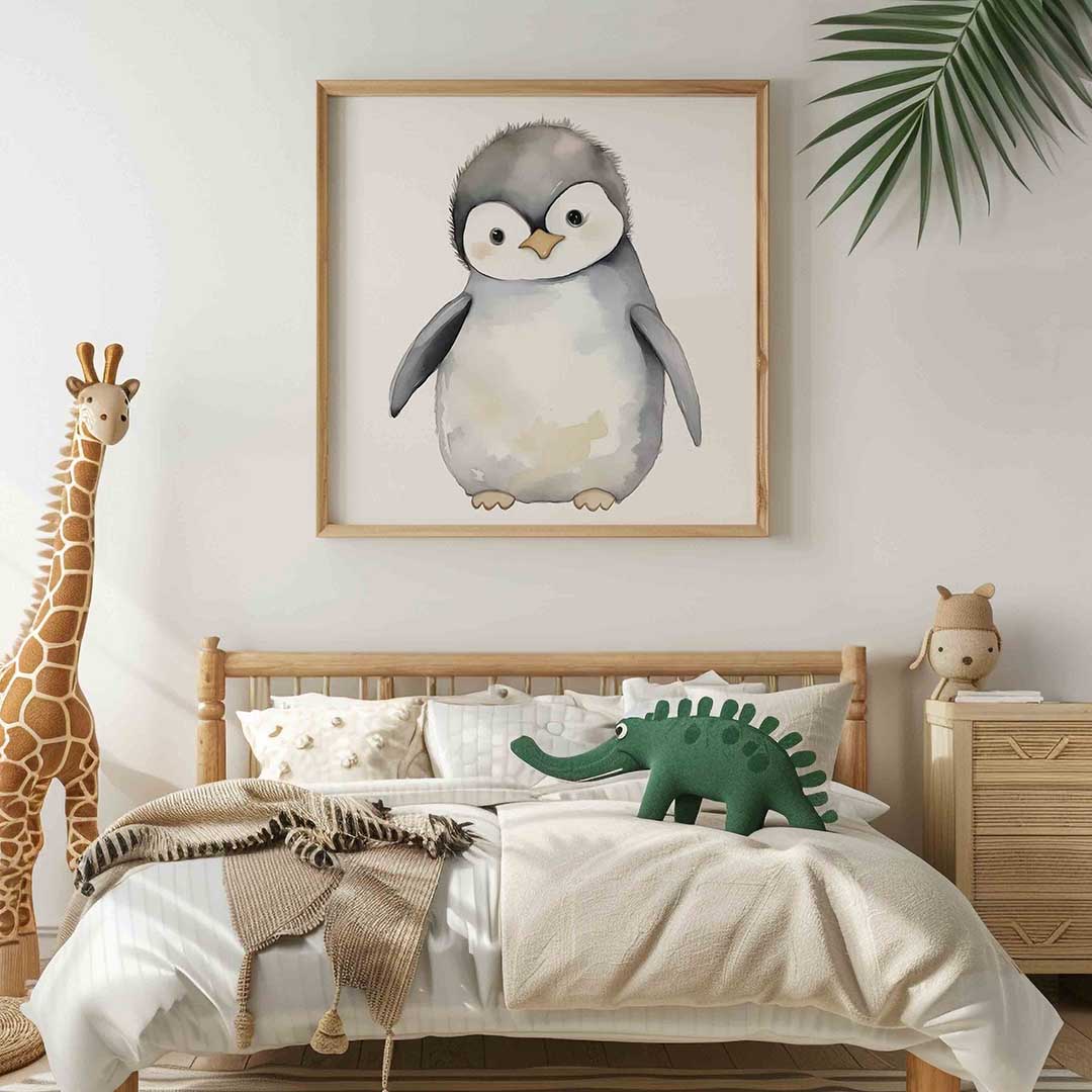 Schattige pinguïn Poster