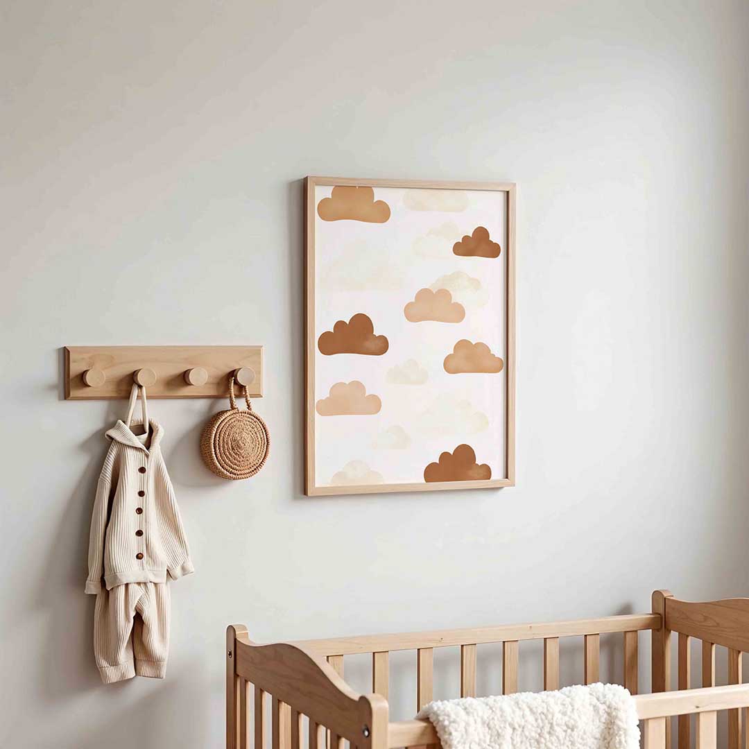 Wolkenpatroon Poster